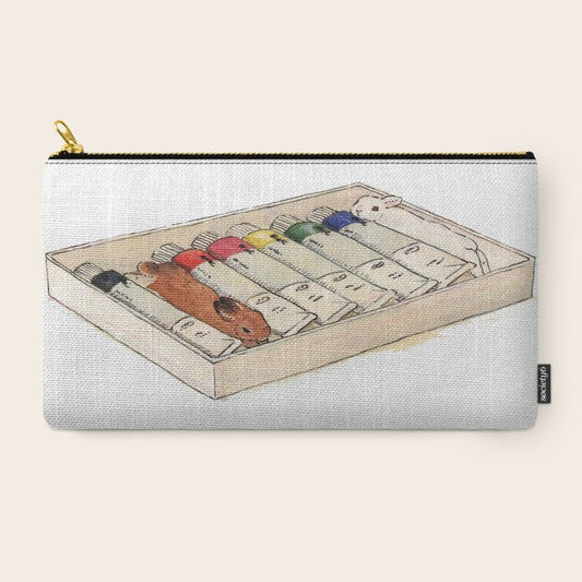 Bunny-colored paint Carry All Pouch Gallery Image 2