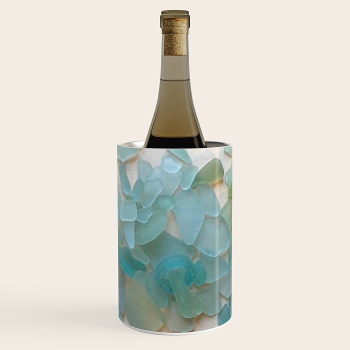 Ocean Hue Sea Glass Wine Chiller Gallery Image 1