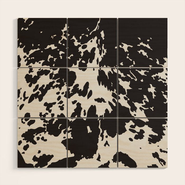 Southwestern Cowhide Animal Print Wood Wall Art Gallery Image 3