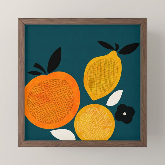 Retro Fruits minimal 2 Mini Art Print Gallery Image 2