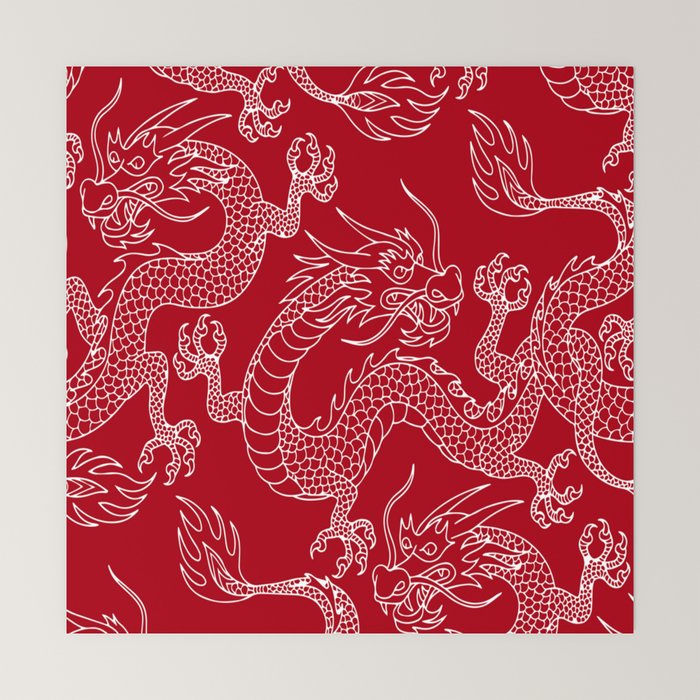 Lunar Year White Dragon Mini Art Print Gallery Image 12