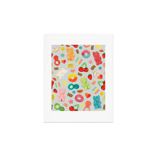 Candy Print in Blue Art Print Gallery Image 2