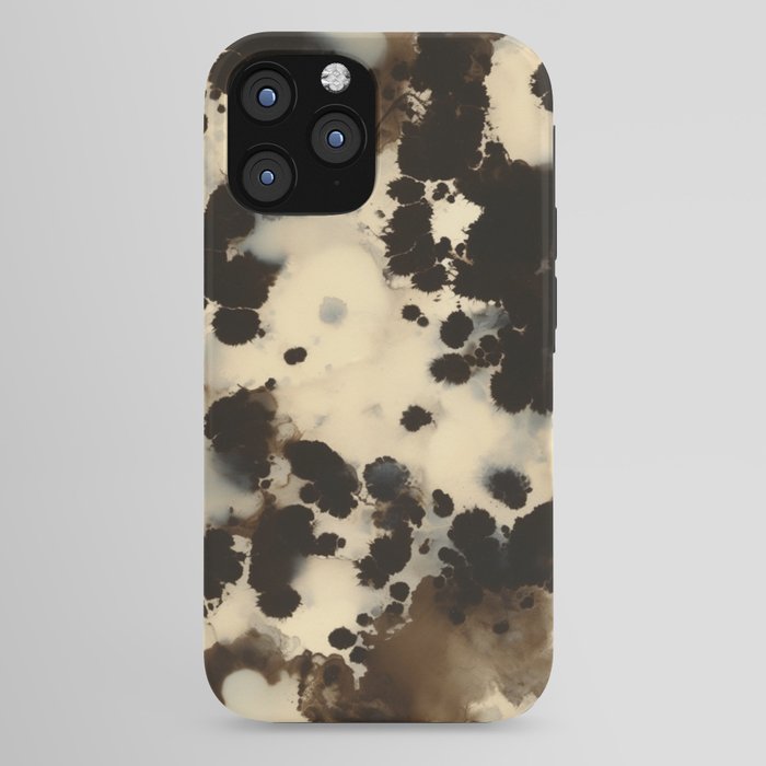 Black and White Tortoiseshell Pattern iPhone Case Gallery Image 44