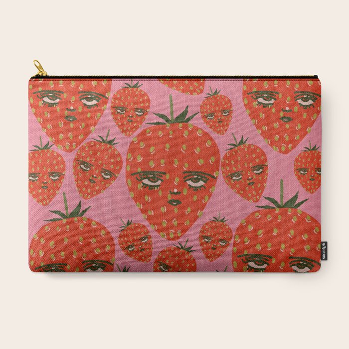 Unimpressed Strawberry Carry All Pouch Gallery Image 3