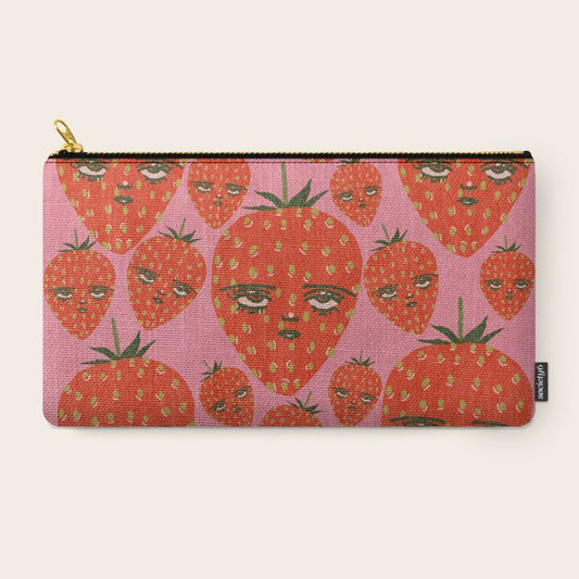 Unimpressed Strawberry Carry All Pouch Gallery Image 2