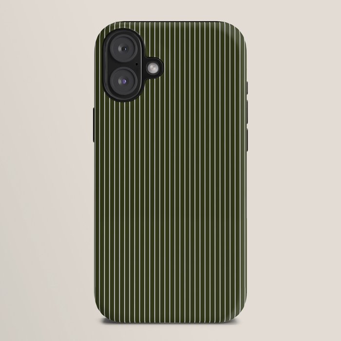 Lines #6 (Olive Green) iPhone Case Gallery Image 10