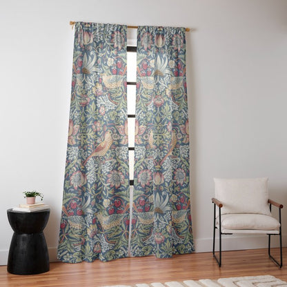 Strawberry Thief by William Morris Window Curtain Gallery Image 10