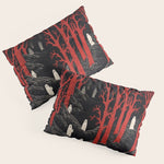Haunted Ghost Forest Pillow Sham Gallery Image 1