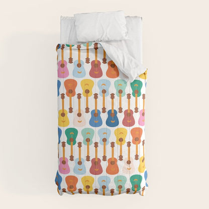 Colorful Guitars Comforter Gallery Image 10