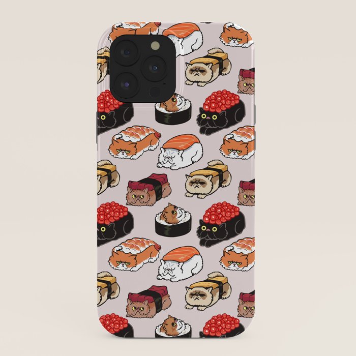 Sushi Persian Cat iPhone Case Gallery Image 40