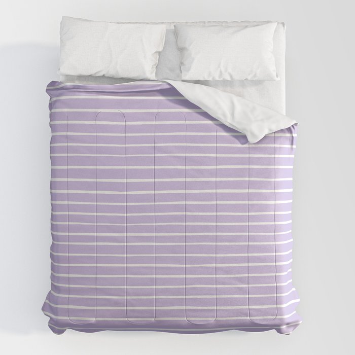 Stripes Lavender Comforter Gallery Image 2