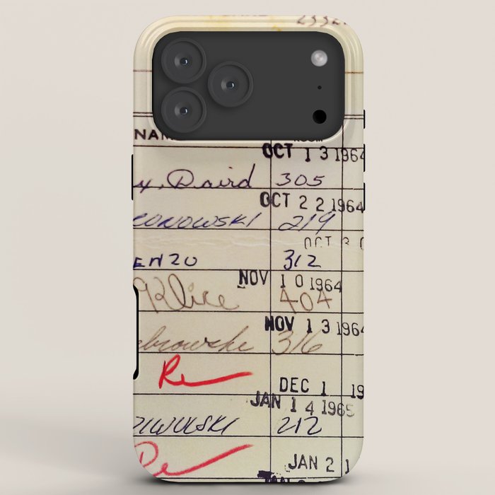 Library Card 23322 iPhone Case Gallery Image 8