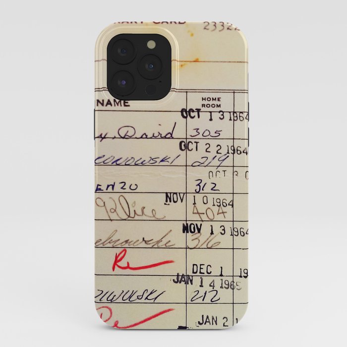 Library Card 23322 iPhone Case Gallery Image 40