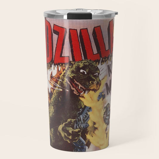 Godzilla rampage Travel Mug Gallery Image 1