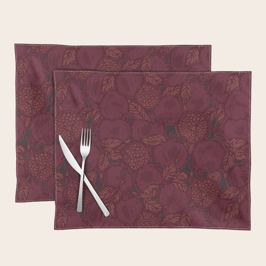 Red Pomegranates Placemat Gallery Image 2