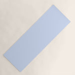NOW BABY BLUE Pastel Solid Color Shabby Chic Abstract Yoga Mat Gallery Image 1