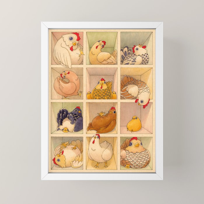 Chicken Coop Mini Art Print Gallery Image 4