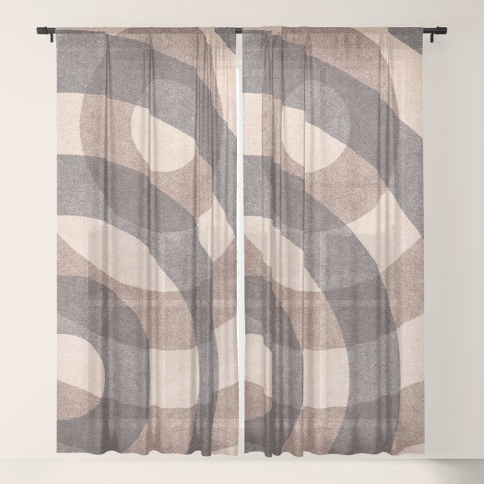 ABSTRACT ALPHABET / Decorative O Window Curtain Gallery Image 17