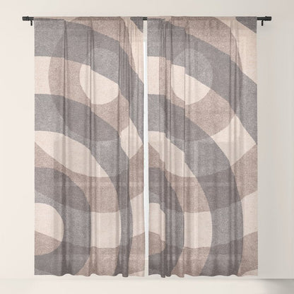 ABSTRACT ALPHABET / Decorative O Window Curtain Gallery Image 17
