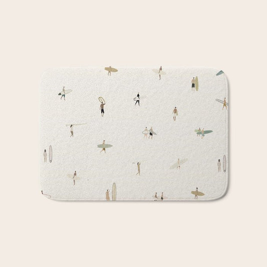 Tiny Surfers Bath Mat Gallery Image 1