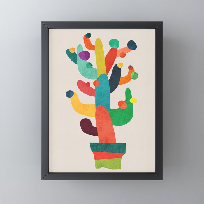 Whimsical Cactus Mini Art Print Gallery Image 3