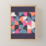 Mid Century Geometric 22 Mini Art Print Gallery Image 1