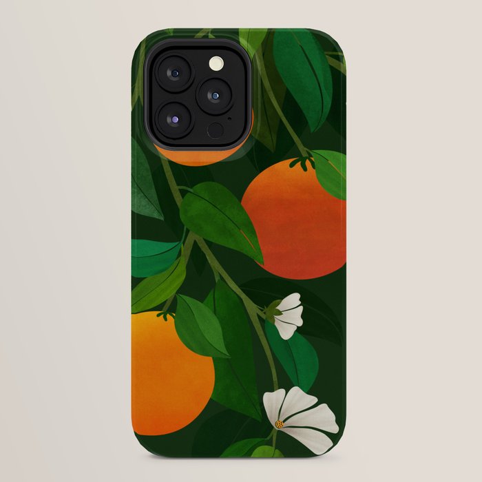Oranges and Blossoms Botanical Illustration iPhone Case Gallery Image 24