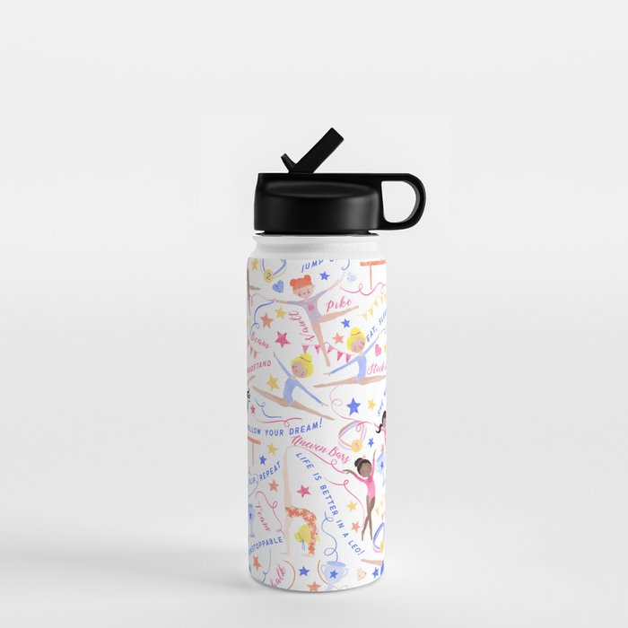 Gymnast Girls Water Bottle Gallery Image 1