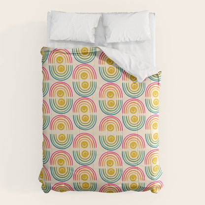 Smiley Rainbow Print Comforter Gallery Image 6
