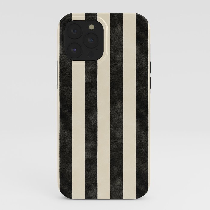 Cabana Stripe - black & cream iPhone Case Gallery Image 40