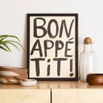 Bon Appétit - Limited Edition Foil Art Print