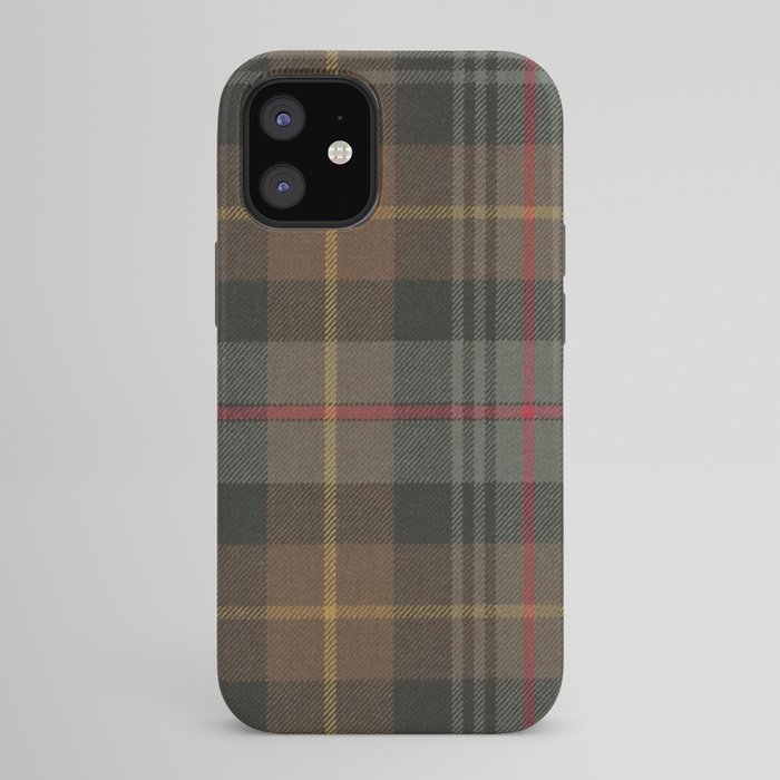 Vintage Brown Gray Tartan Plaid Pattern iPhone Case Gallery Image 42