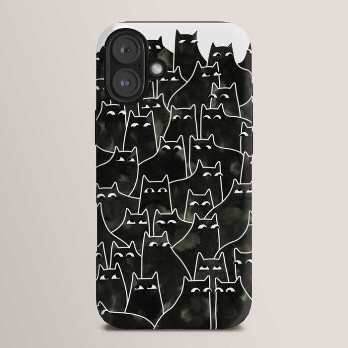 Suspicious Cats iPhone Case Gallery Image 14