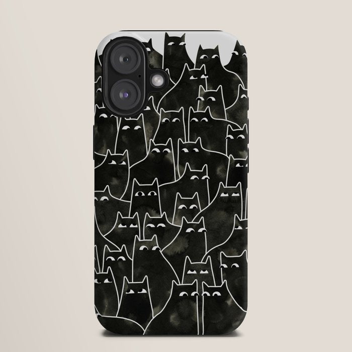 Suspicious Cats iPhone Case Gallery Image 9