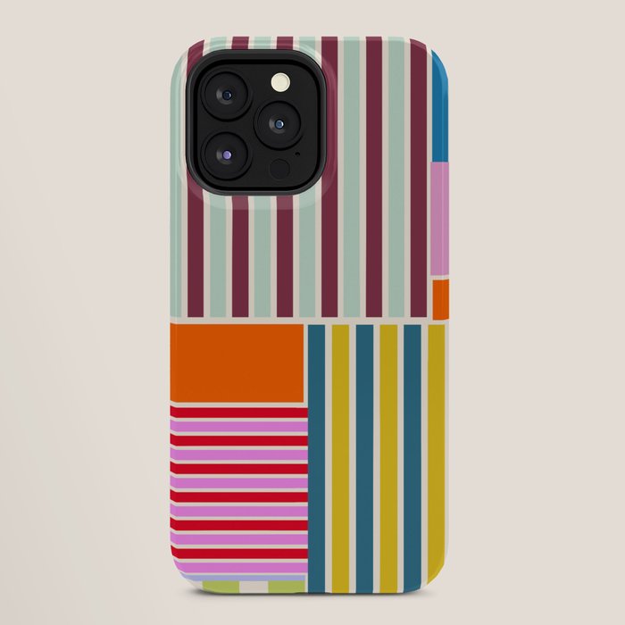 Playful patchwork iPhone Case Gallery Image 28