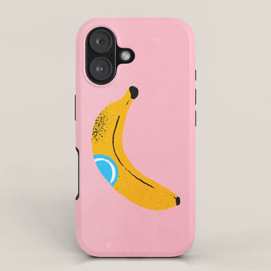 Banana Pop Art iPhone Case Gallery Image 1