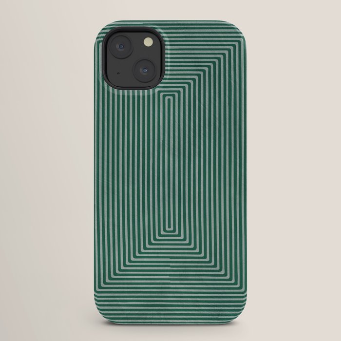 Green Black Abstract Geometric Design Artwork iPhone Case Gallery Image 26