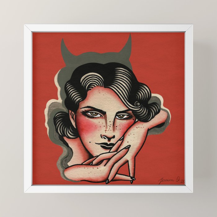 Evil Woman (Don't you play your games on me) Mini Art Print Gallery Image 4