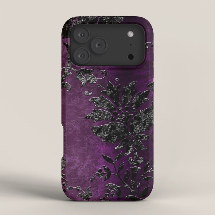 Embossed Black Velvet 04 iPhone Case Gallery Image 4