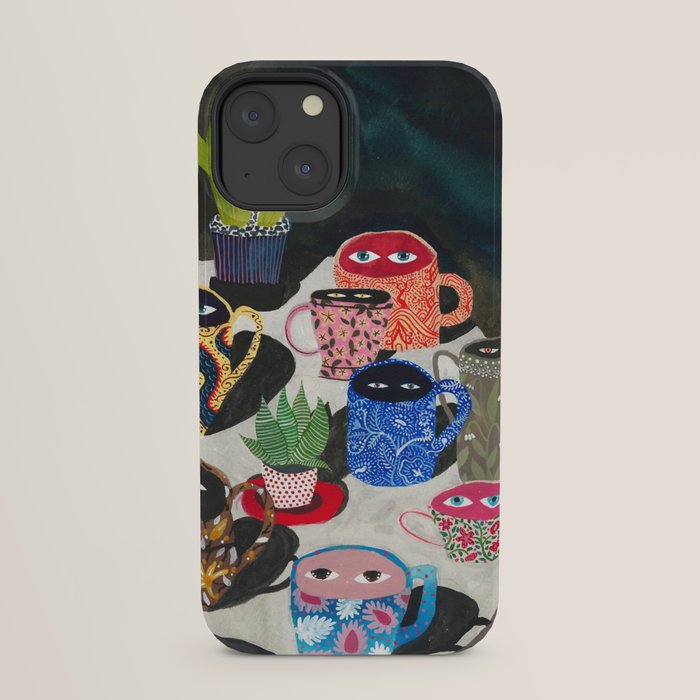 Suspicious mugs iPhone Case Gallery Image 21