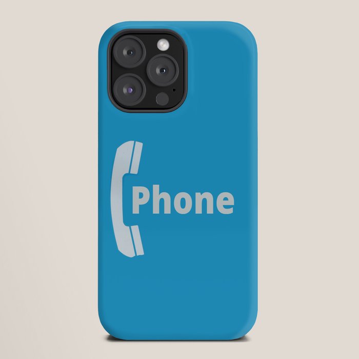 Vintage Pay Phone Booth Old School Retro Telephone Blue Sign iPhone Case Gallery Image 20
