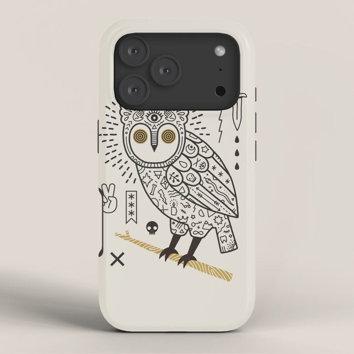 Hypno Owl iPhone Case Gallery Image 3