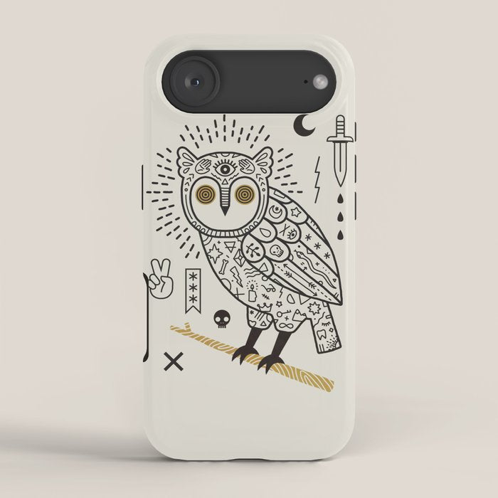 Hypno Owl iPhone Case Gallery Image 2