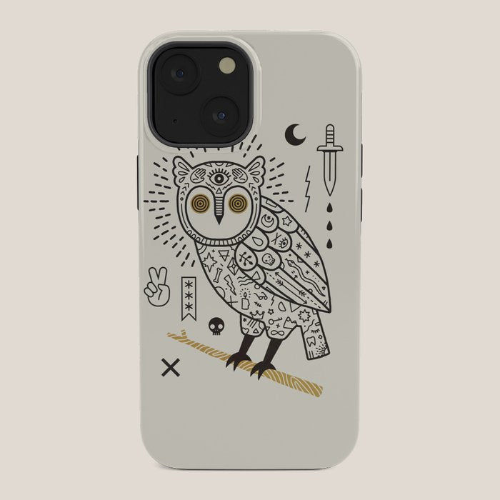 Hypno Owl iPhone Case Gallery Image 34