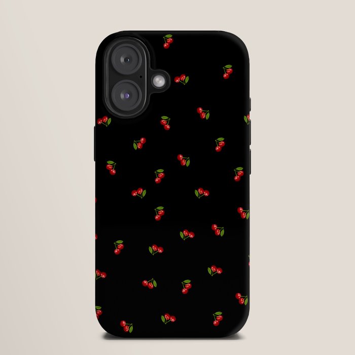 Dark Delicate Cherry iPhone Case Gallery Image 9