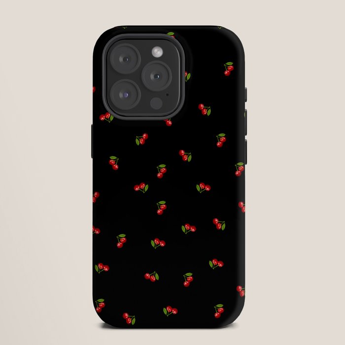 Dark Delicate Cherry iPhone Case Gallery Image 11