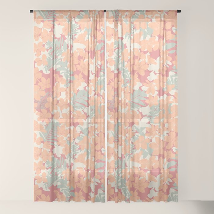 Exotic plumeria flowers A Window Curtain Gallery Image 18
