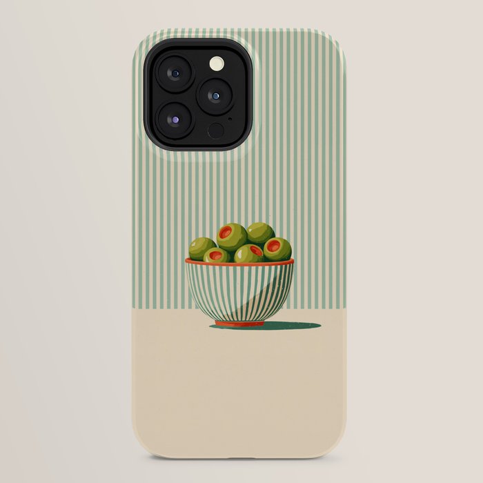 Retro Olive Bowl Illustration iPhone Case Gallery Image 32