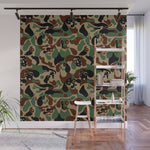 Dachshund Camouflage Wall Mural Gallery Image 1