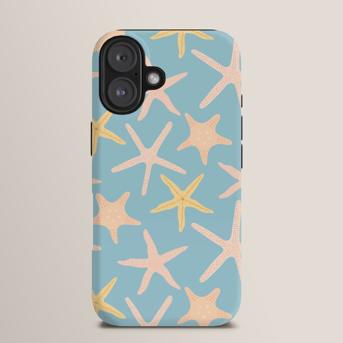 Vintage marine starfish sea animal pattern iPhone Case Gallery Image 13